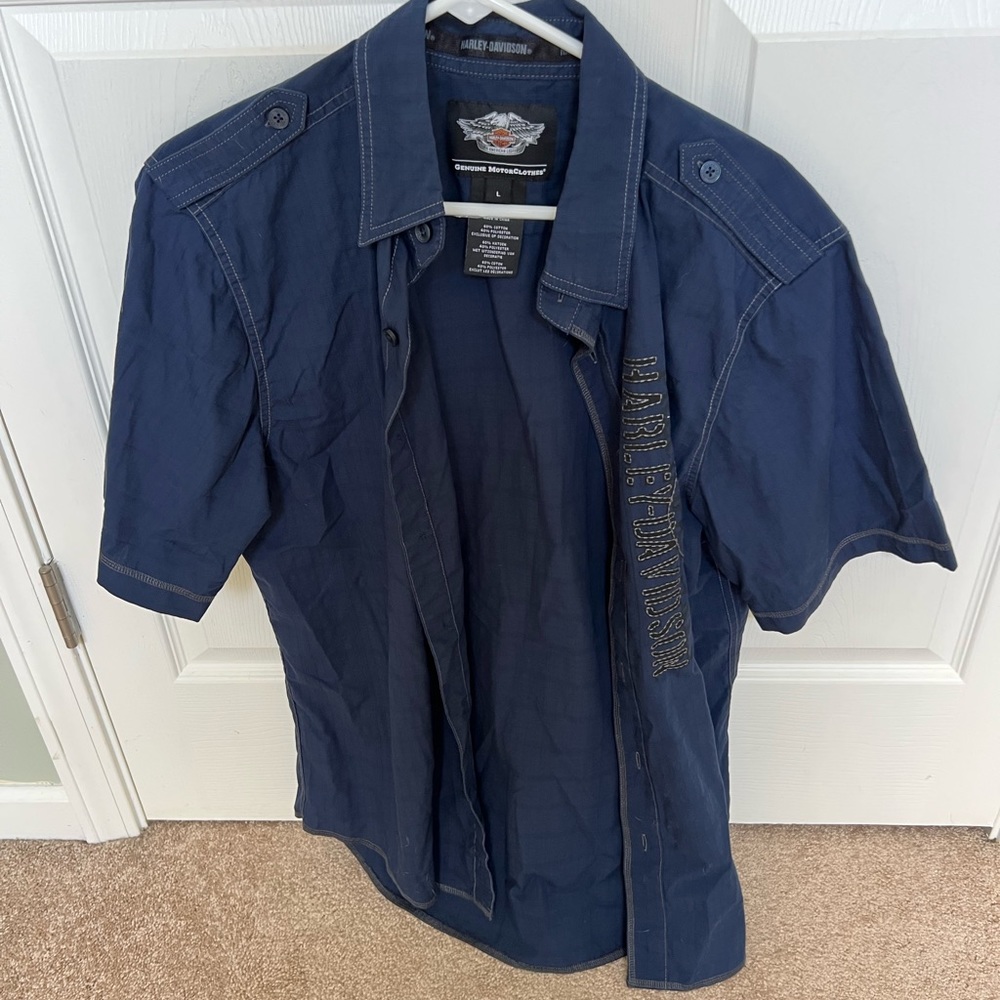 Harley Davidson button down